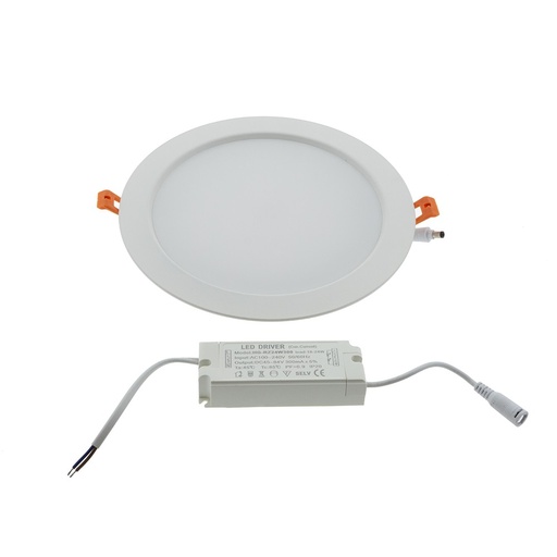 [B1264BC] Downlight LED redondo de embutir 25W - Uso profissional - Ø190 mm (3000ºK (usar))