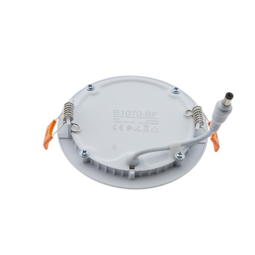 [B1070-BC] Downlight LED redondo de embutir 6W - Corte Ø 110 mm - 5 anos de garantia (3000ºK (usar))