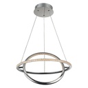LED pendant lamp "SIRKLER" 28W quartz effect