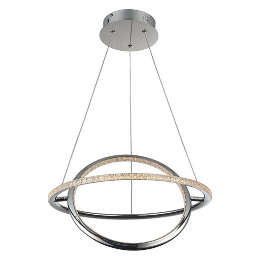 [LN1607-BC] LED pendant lamp "SIRKLER" 28W quartz effect (2700ºK (uporabiti))