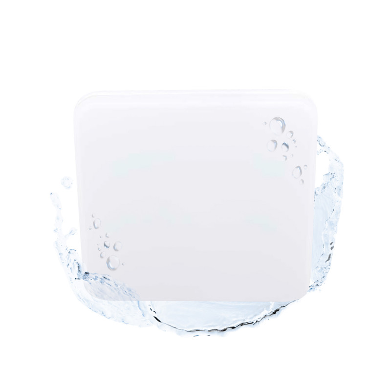 Waterproof White Square 24W LED Surface Mounted Ceiling Light 2640LM IP54