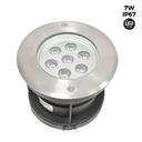 LED ground recessed beacon 7W -Warm white - Ø15cm- IP67 - 220v
