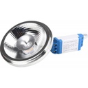 LED-lamppu AR111 24° 12W ulkoisella ohjaimella