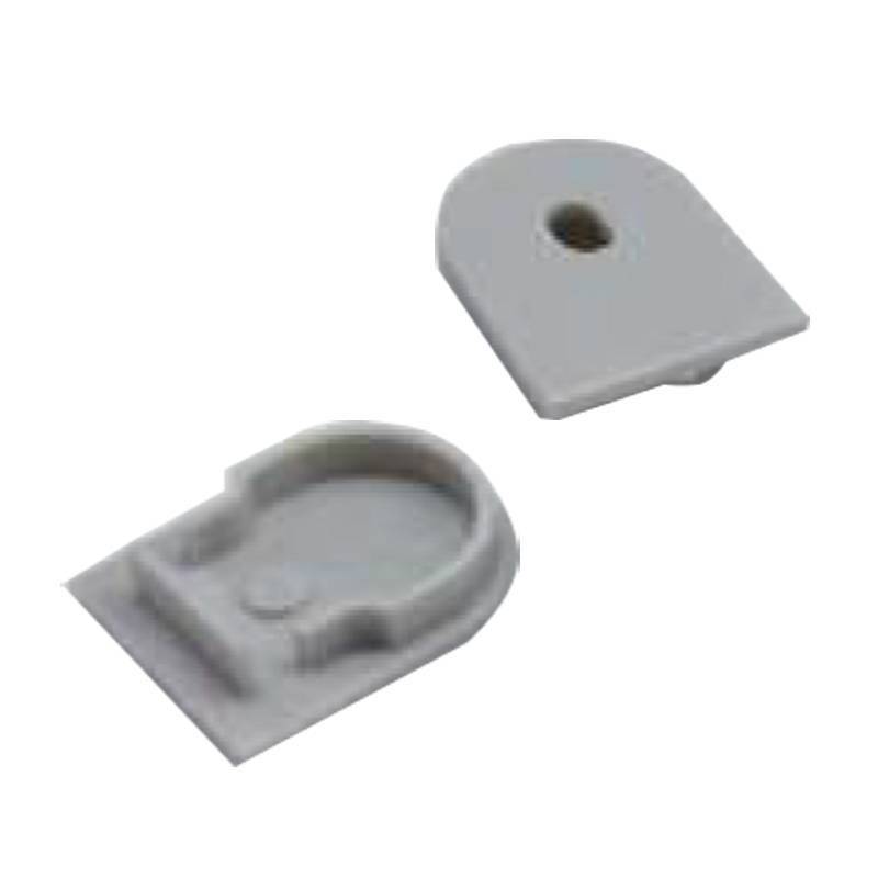 Zijafdekking voor ophanging of oppervlakteprofiel 20x27mm (1pc)