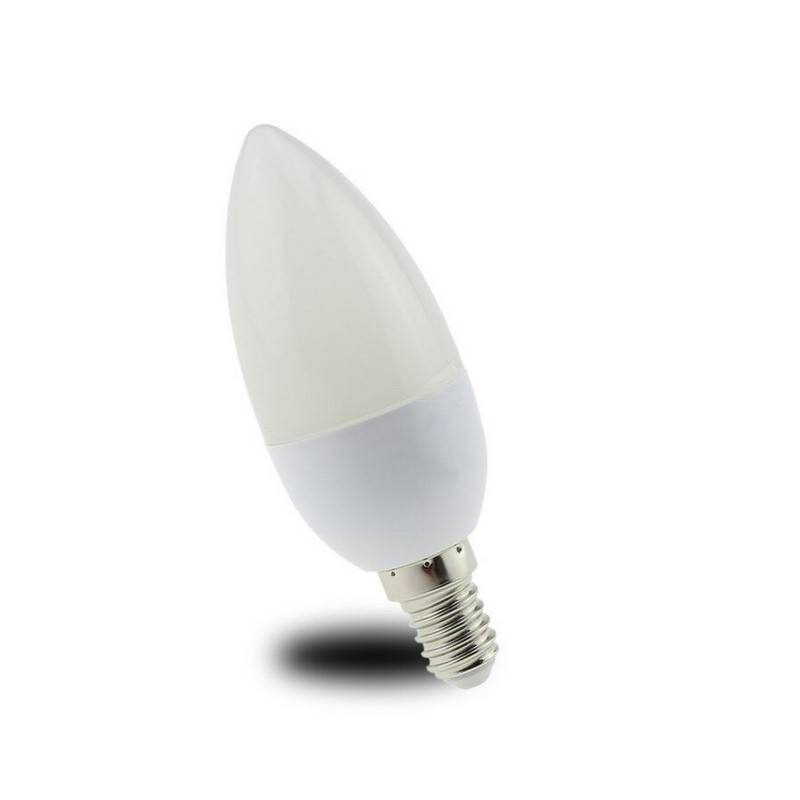 LED bulb E14 C37 candle opal - 4.5W