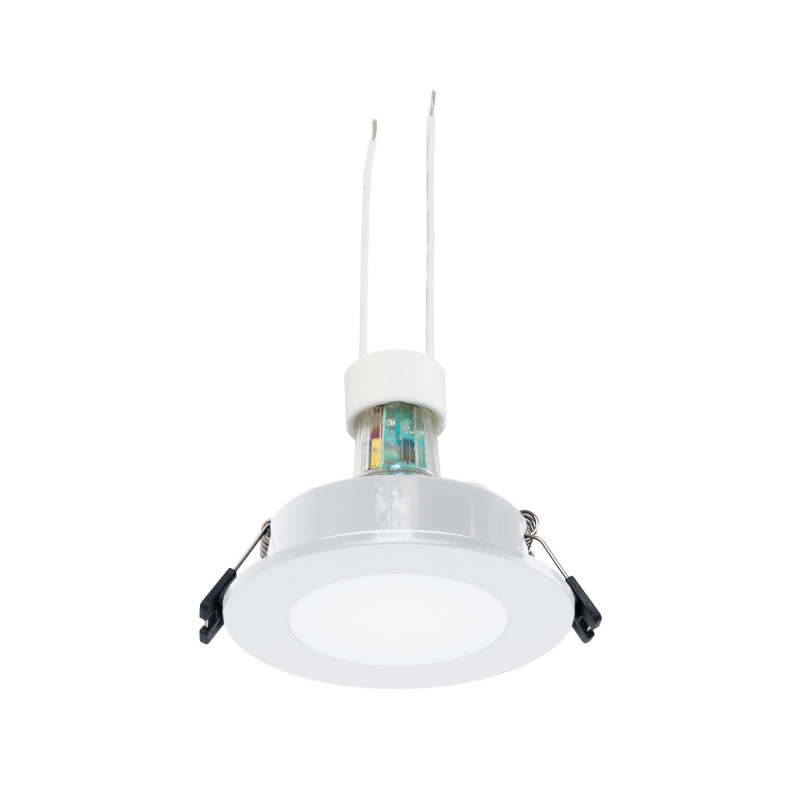 KIT Anello impermeabile da incasso Ø90mm + lampadina GU10 5,4W + portalampada