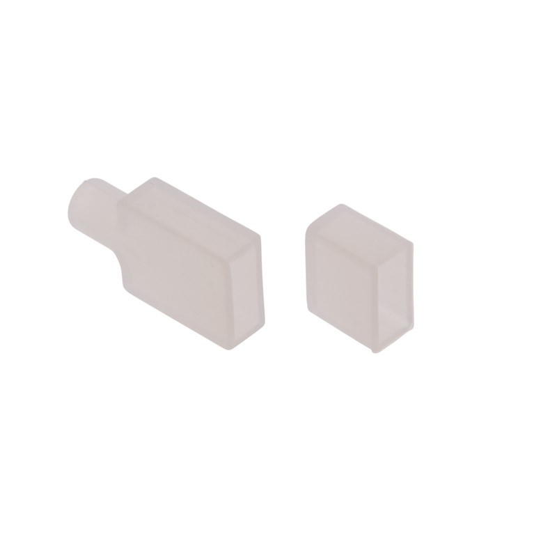 Tappo in silicone per neon flessibile inizio / fine 4x10mm