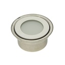 LED zapuštěná svítilna do země 0,5W - 12V DC - IP67 - Ø60mm