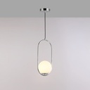 Crystal ball pendant light "JOHN" - E27 - Ø 15cm