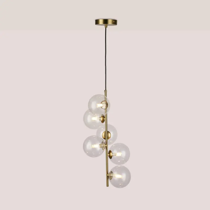 Lampadario con sfere di cristallo "ROMEE" - 6 x G9