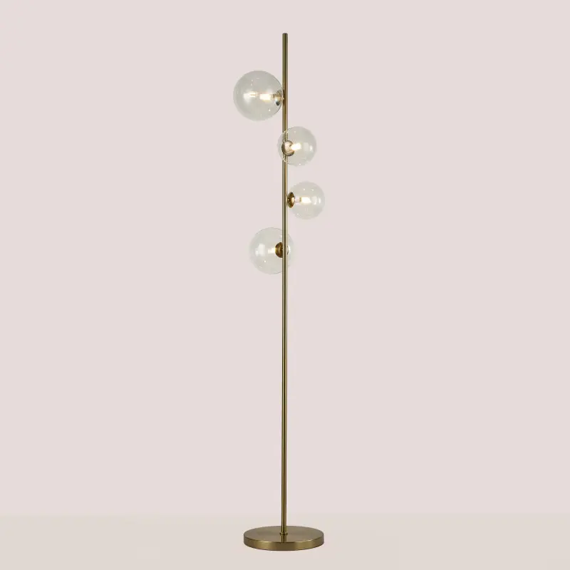 Stehlampe mit Glaskugeln "STAND" - 4 x G9