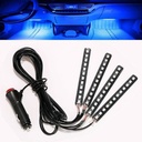 LED RGB bilsett 12V - Kontroll fra mobil via bluetooth / WIFI