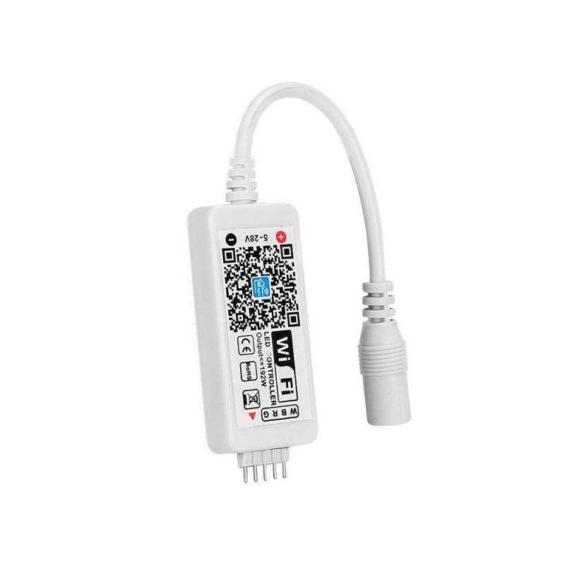 Mini RGB WIFI 5-28V controller voor iOS/Android - Alexa - Google Home