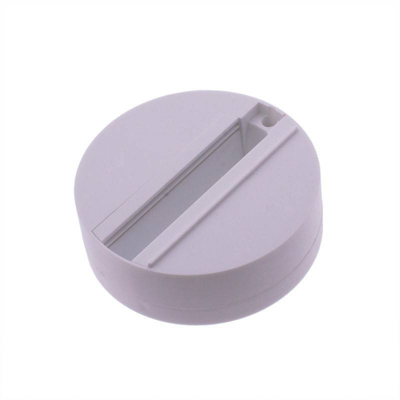 Surface mount base for single-phase LED track spotlights