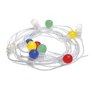 Decorative garland of 10 meters for outdoor interconnectable 10 meters