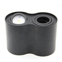 Double aluminum ceiling light "TUB" - Adjustable - 2xGU10
