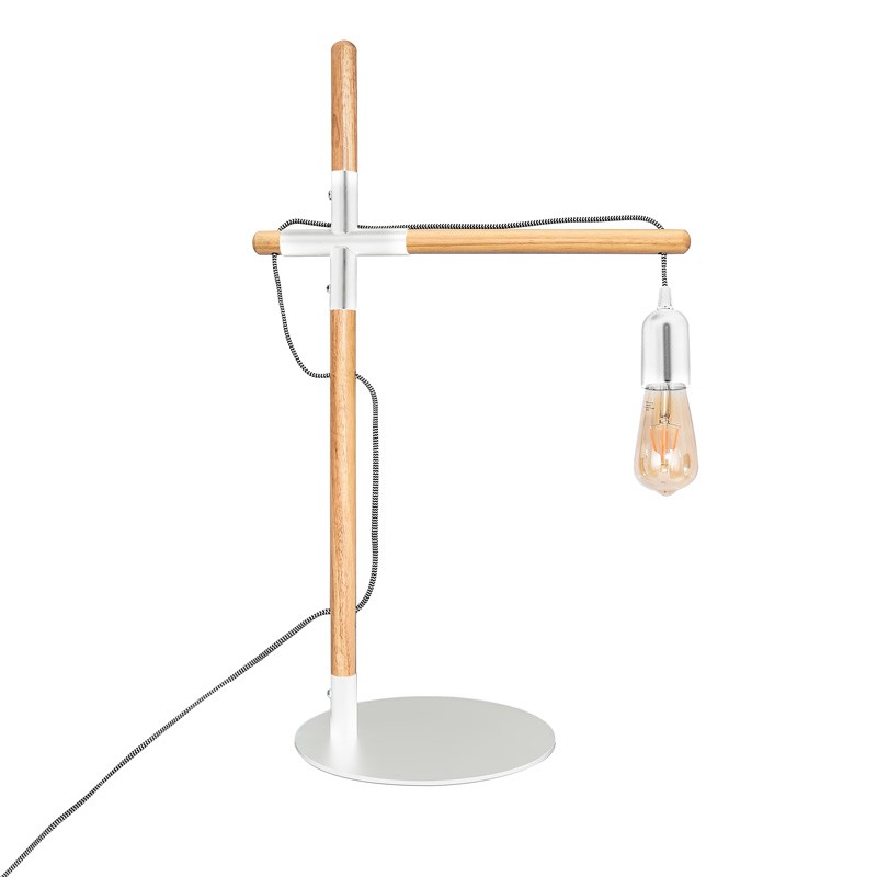 Natural wood table lamp "NATURAL WOOD".