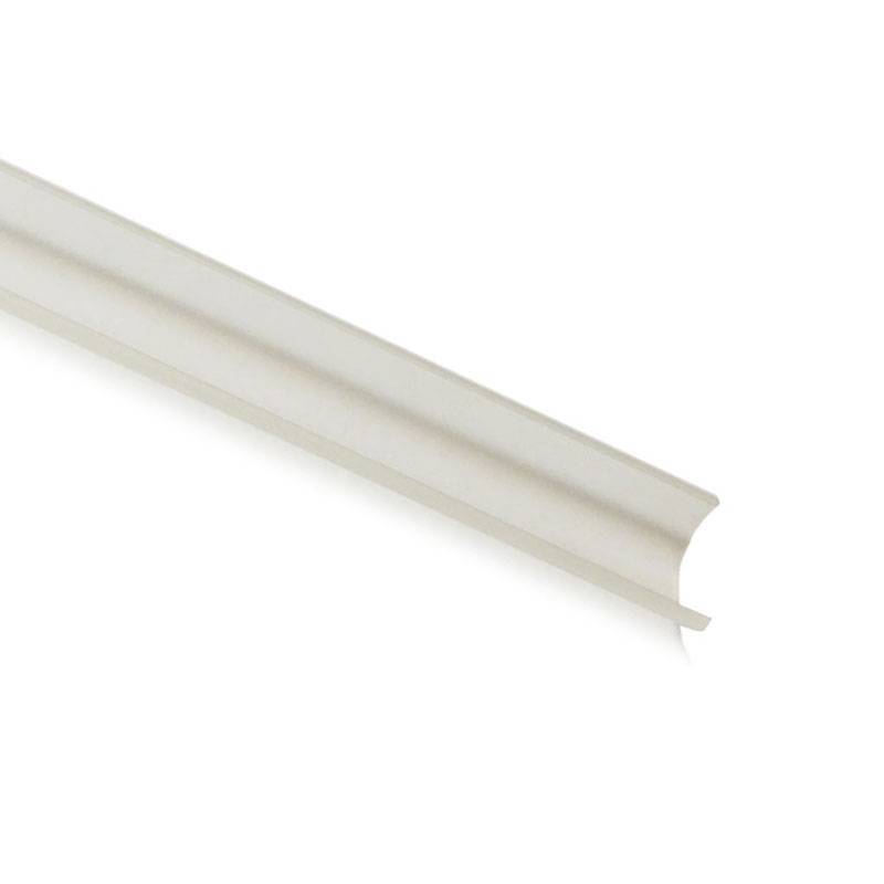 Glazed curved diffuser for tubular profile Diameter 21mm (2mt)