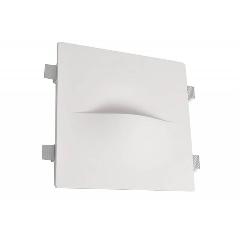 Innfelte vegglamper i gips "ZIRCON" - Trimless / integrasjon - G9