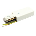 Starter connector for single-phase surface rail