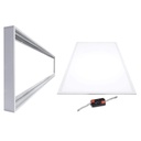 Panel LED slim na povrch 120X60cm - Driver PHILIPS - 72W - UGR19 - S montážním KITEM