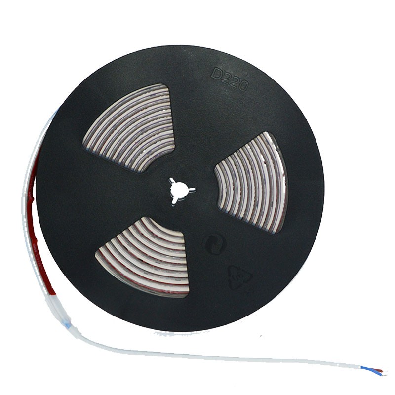 Striscia LED 220V 75W (600xSMD2835) 12mm IP67 Rotolo 5 metri