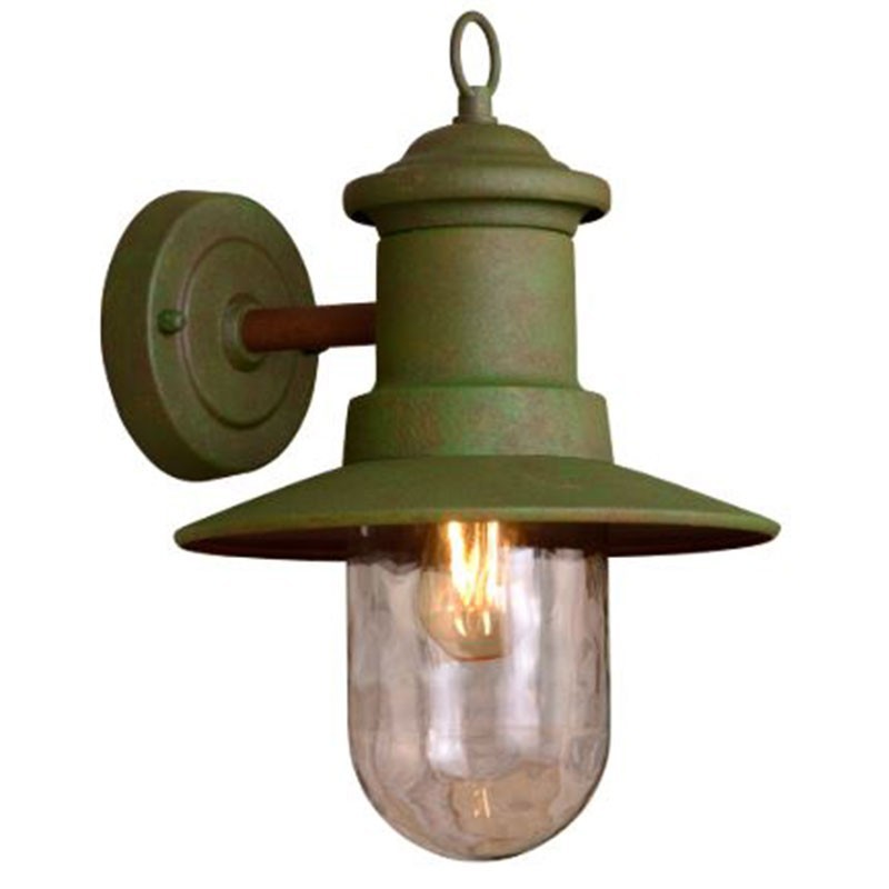 Rustic outdoor wall light "Sea" IP44 E27