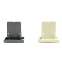 End cap for single-phase surface rail