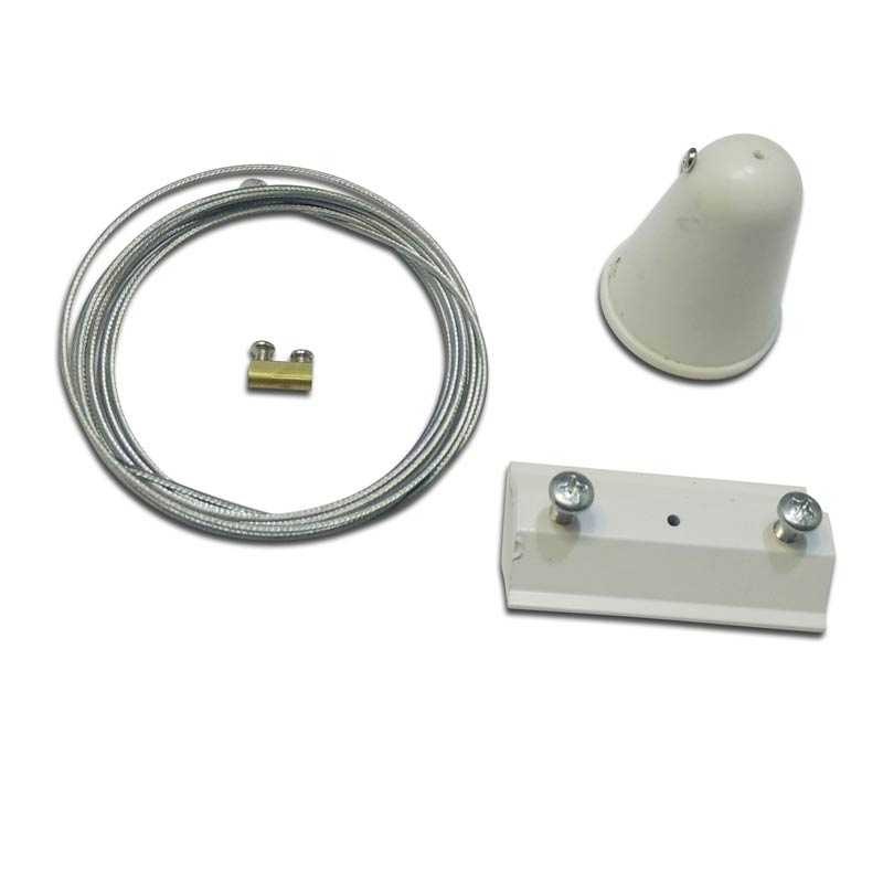 Hanging kit for single-phase rail - cable 1,5m (1pc)