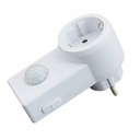 Enchufe con Sensor de Movimiento 120° IP20