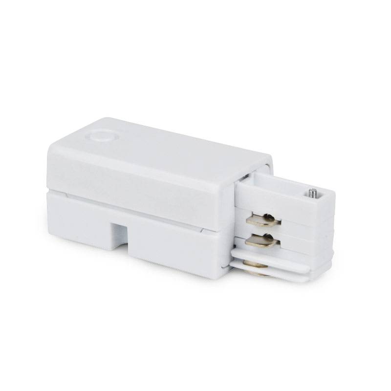 Starter connector for three-phase surface-mounted rail