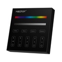 Pločica za dodir RGB i RGBW - 4 zone - Crna - Milight