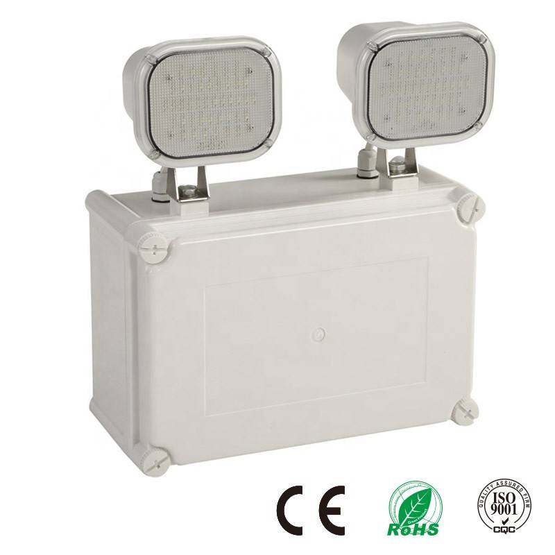 Przemysłowe oświetlenie awaryjne LED - 2 x 6W - IP65