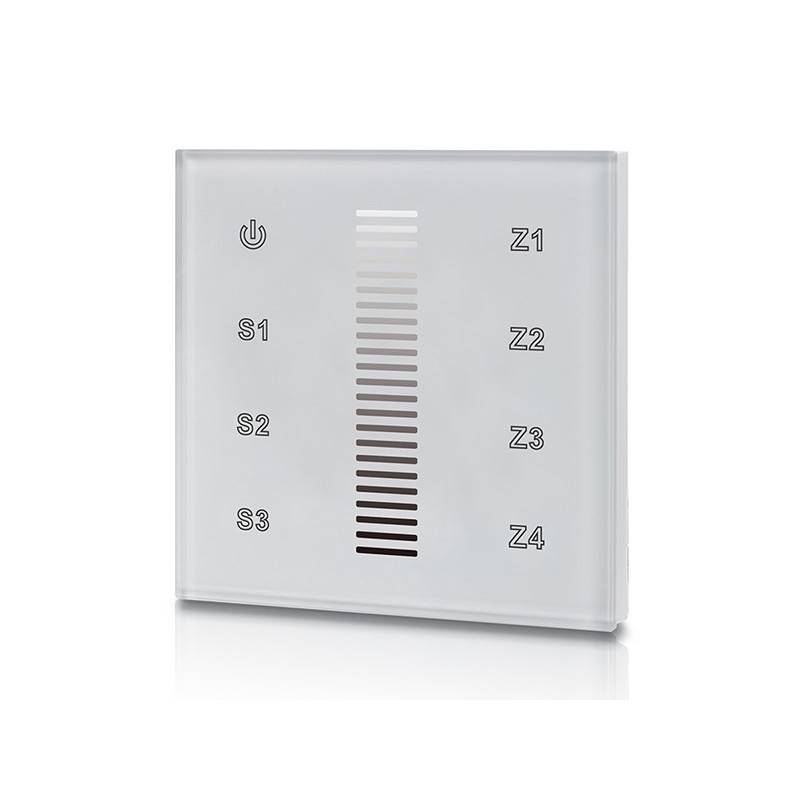 Einfarbiges DALI-Touchpanel - 4 Zonen - SUNRICHER