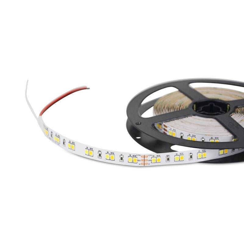 24V-DC LED juostelė 90W reguliuojama spalvos temperatūra CCT 2700-6500K SMD2835 5 metrų ritinys