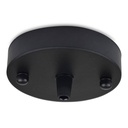 METAL PENDANT LAMP ROSETTE, BLACK MATTE FINISH