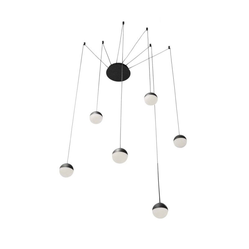 Pendant lamp LED design "ÓRBITA" 6x8W (36W)