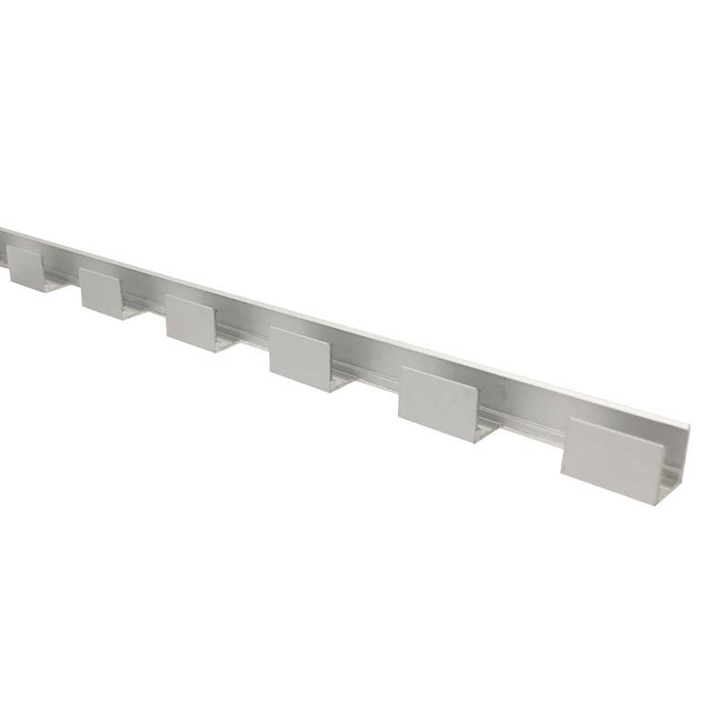 Elastyczny profil aluminiowy 16x10 mm do tulei silikonowych - 2 metry