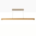 Wooden pendant lamp "COAK" 24W Dimmable