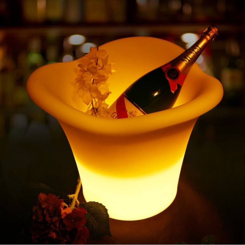 RGBW 1.2W LED Ice Bucket, 38x28cm, IP65, Rechargeable