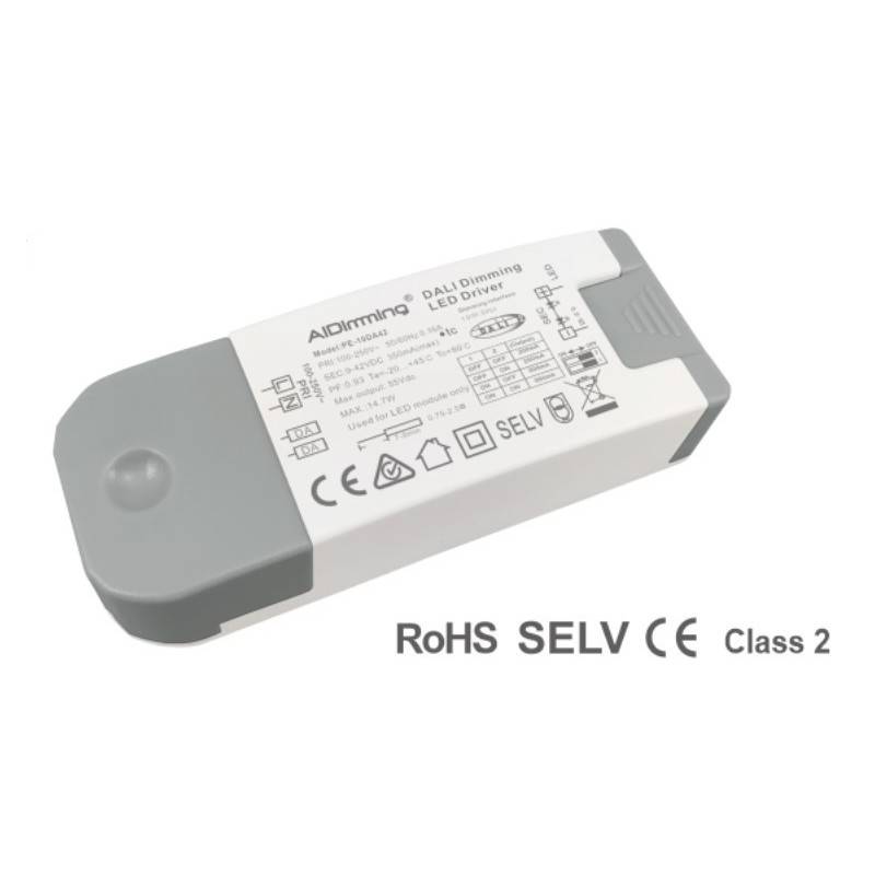 Driver DALI multicorrente 9-42V da 200 a 350MA
