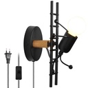 Wall Light "Doll " - With switch and plug - E27
