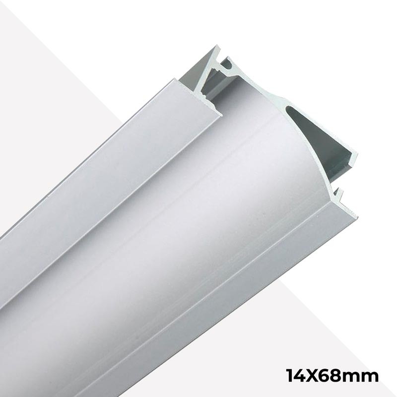 Profil wpuszczany Wallwasher 14x68mm (2mt)