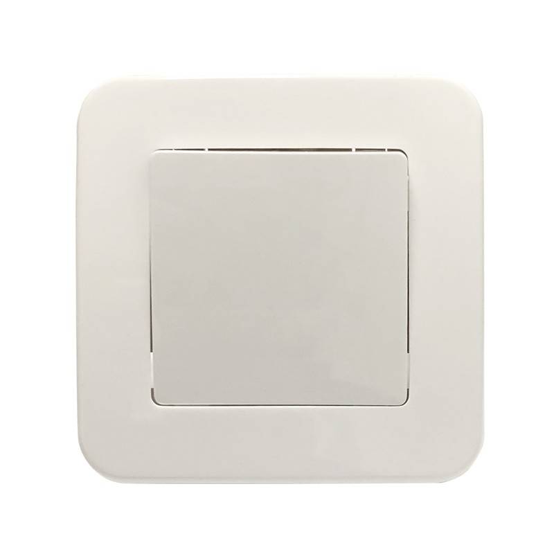 Simple recessed single-circuit switch mechanism