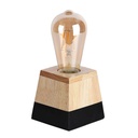 Drewniana lampa stołowa "LAKA".