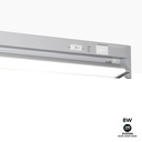 CCT inter-connectable orientable LED luminaire for under furniture 60cm 8W