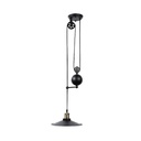 Industrial pendant lamp pulley "CLOCK WORK".