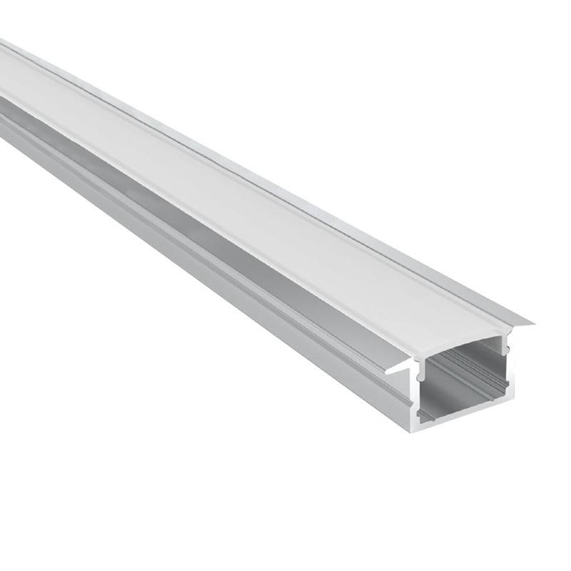 Εσοχή προφίλ αλουμινίου για λωρίδα LED ≤ 15mm - 18.5x12mm - 2 μέτρα