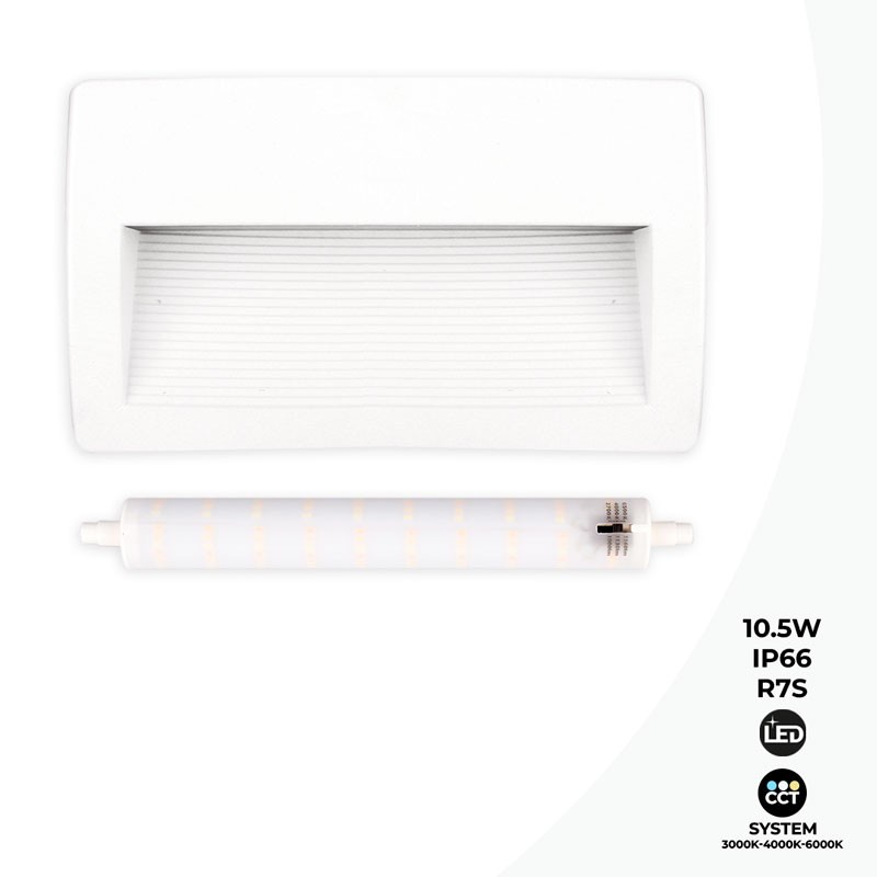 Baliza de pared LED CCT para exterior FUMAGALLI LORENZA 270 R7S 10.5W