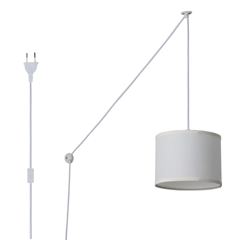 Lampada a sospensione decorativa "KIM" - Con cavo e spina - E27